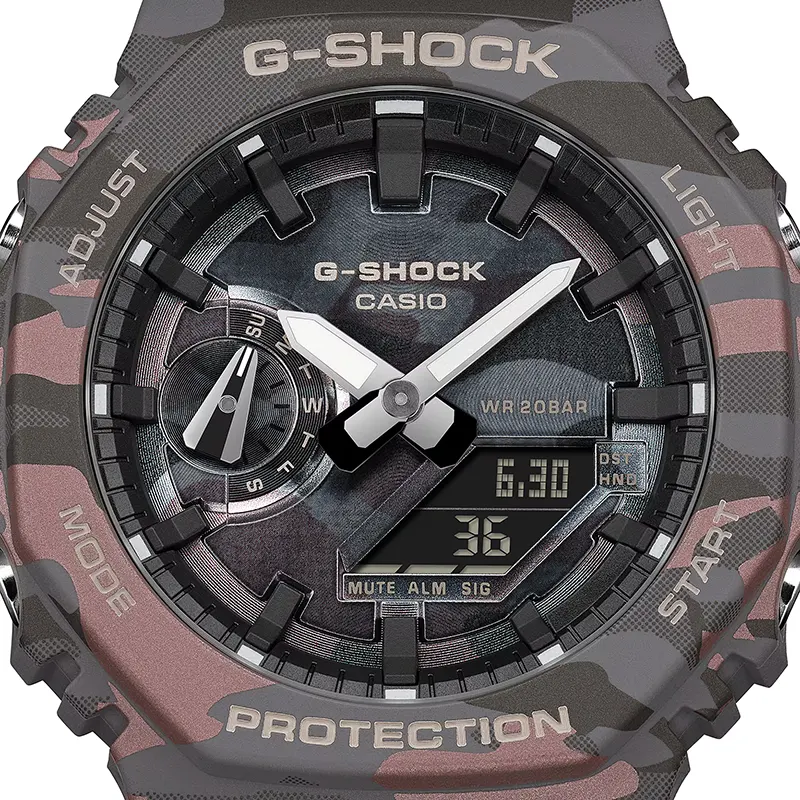 Casio G-Shock Gray Dial Ana-Digital Sporty Men's Watch- GA-2100CMD-8A